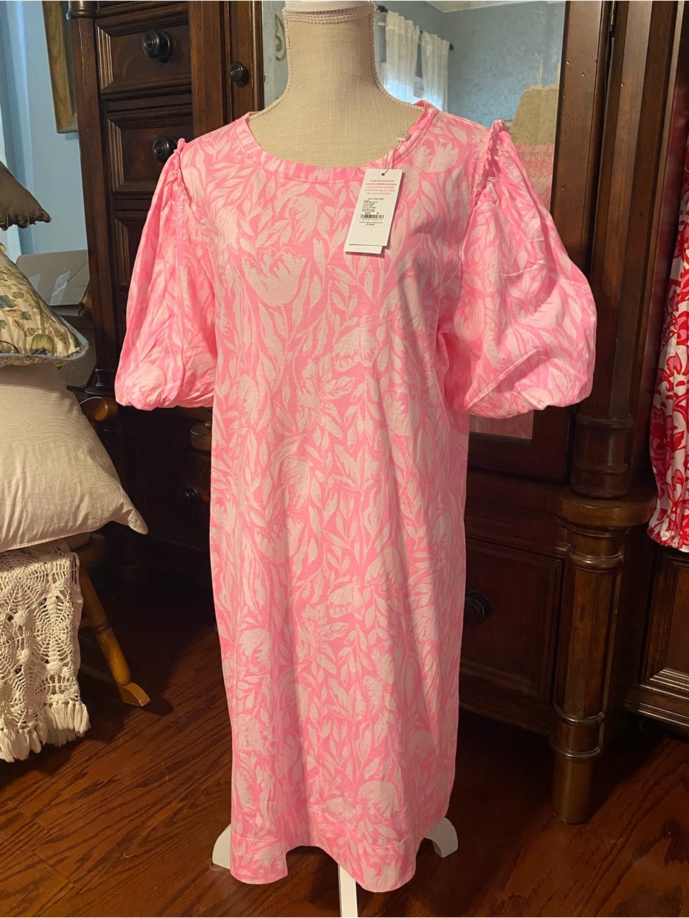 Lilly Pulitzer Pink Tulip Mercer Dress - XL